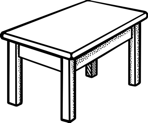 clip art tables clipartfest table clipart black  white png
