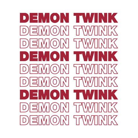 DEMON TWINK Gay Pride T Shirt TeePublic