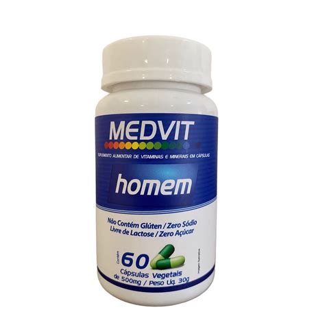 Medvit Homem Capsulas Suplemento Vitaminico Vitaminas Em Promo O Na