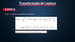 Matematicas 4 Transformadas De Laplace PPT