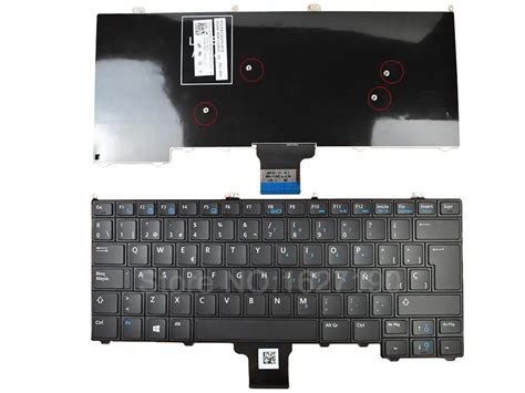 SP Spanish Laptop Keyboard For DELL Latitude E7440 E7420 E7240 BLACK