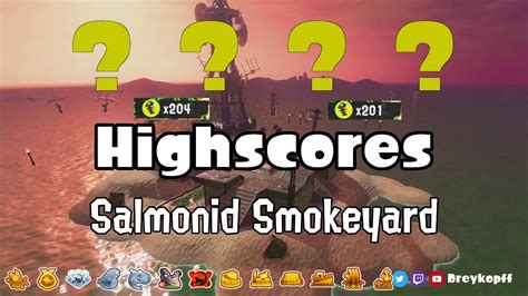 Splatoon 3 Salmon Run Highscores Salmonid Smokeyard 23 24 Feb