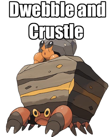 Let's Talk About Pokemon! — Let’s Talk About Pokemon - Dwebble and Crustle