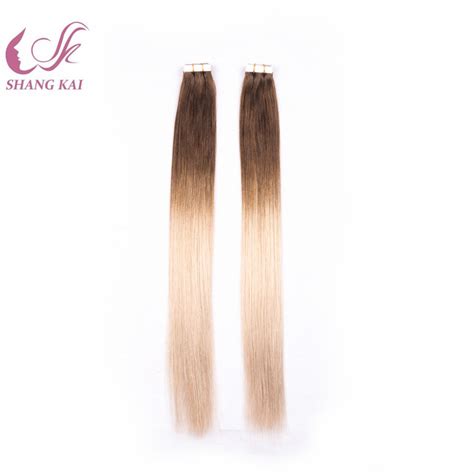 European Virgin Cuticle Hair Balayage Russian Remy Human Tape Hair