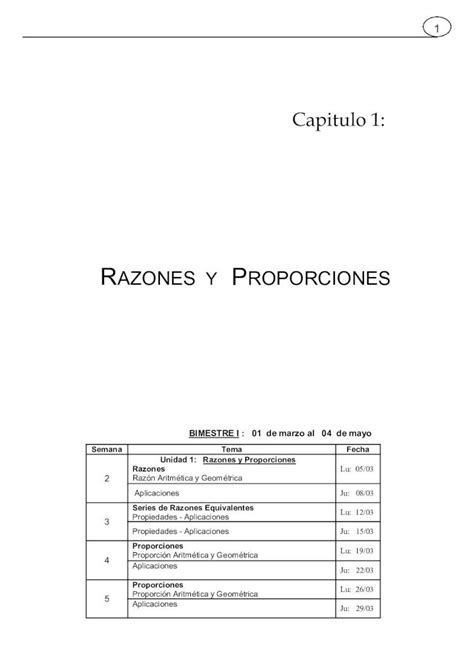 PDF Capitulo 1 actiweb es 2 Razón Aritmética y Geométrica Unidad