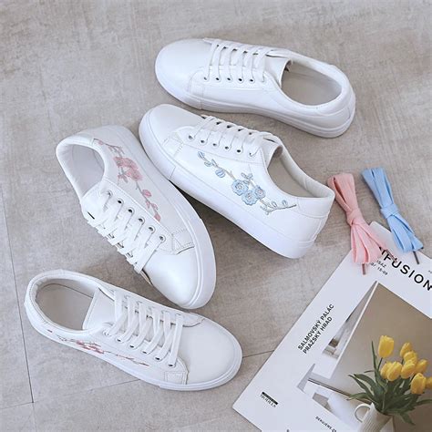 Fashion Breathble Vulcanized Shoes Women Sneakers Pu Leather Platform