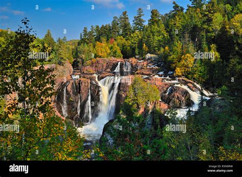 Canada Ontario Aubrey Falls Provincial Park Mississagi River At