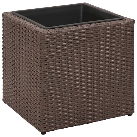 X Rattan Blumentopf Blument Pfe Blumenk Bel Bertopf Pflanzenk Bel