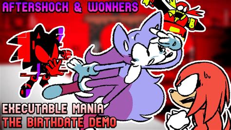 Executable Mania THE BIRTHDATE DEMO Aftershock Wonkers FNF MODS