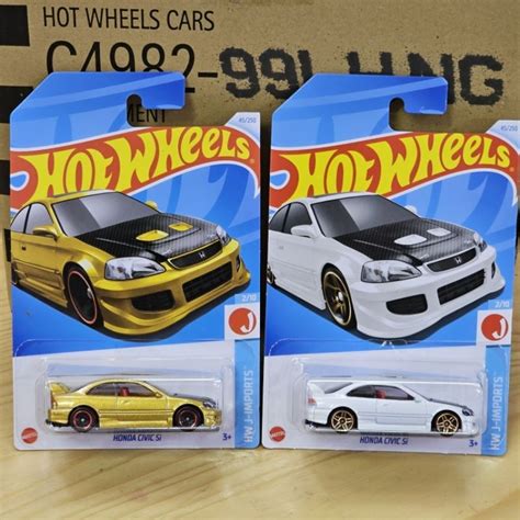 Hot Wheels Honda Civic Si Factory Fresh J Imports Shopee Malaysia