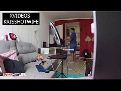 Kriss Hotwife Married Naughty Walking Half Naked In Front Of Computer