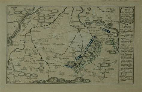 Hohkirchen Plan Der Bataille Welche D 14 October 1758 Von Der