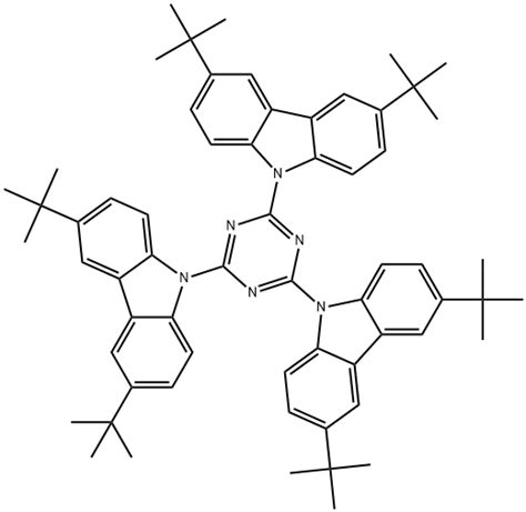 H Carbazole Triazine Triyl Tris Bis