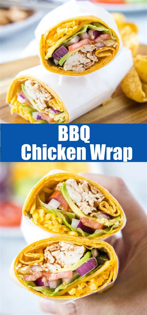 BBQ Chicken Wrap - Dinners, Dishes, and Desserts