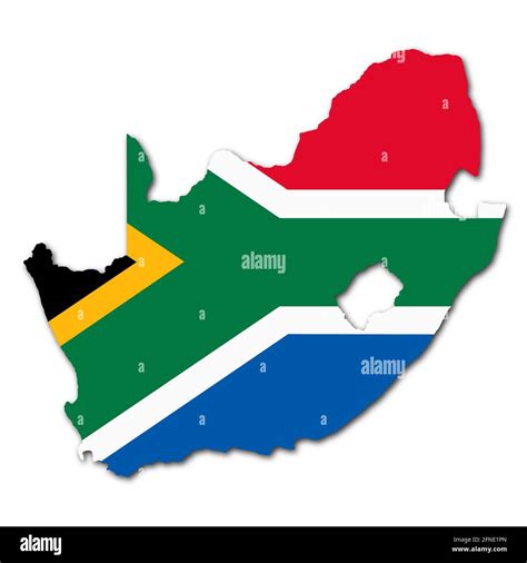 South africa map outline hi-res stock photography and images - Alamy