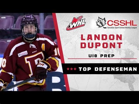 Landon DuPont U18 Prep Top Defenseman YouTube