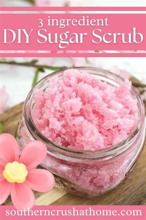 Easy 3 Ingredient Sugar Scrub Recipe Diy Sugar Body Scrub