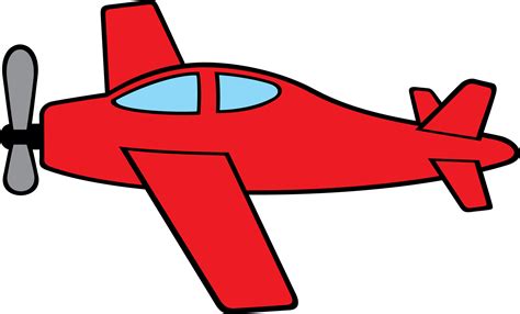 Rot Flugzeug Png Illustration Png