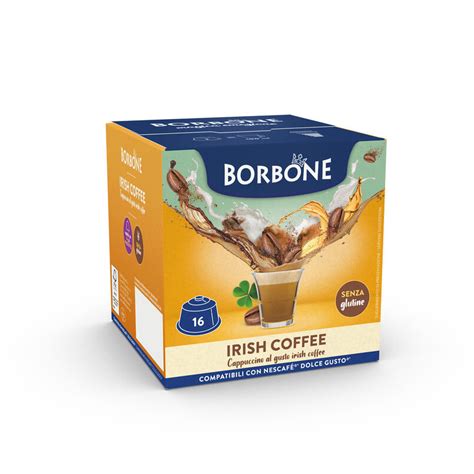 16 Capsule Comp Dolce Gusto Irish Coffee Caffè Borbone