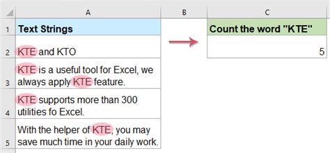 How To Count The Number Of Times A Word Appears In A Range In Excel