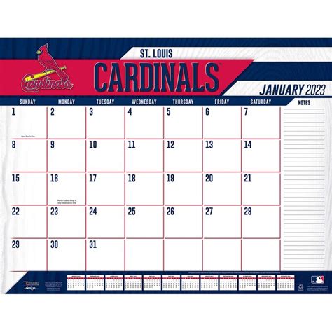 St Louis Cardinals Desk Calendar Nady Tallou