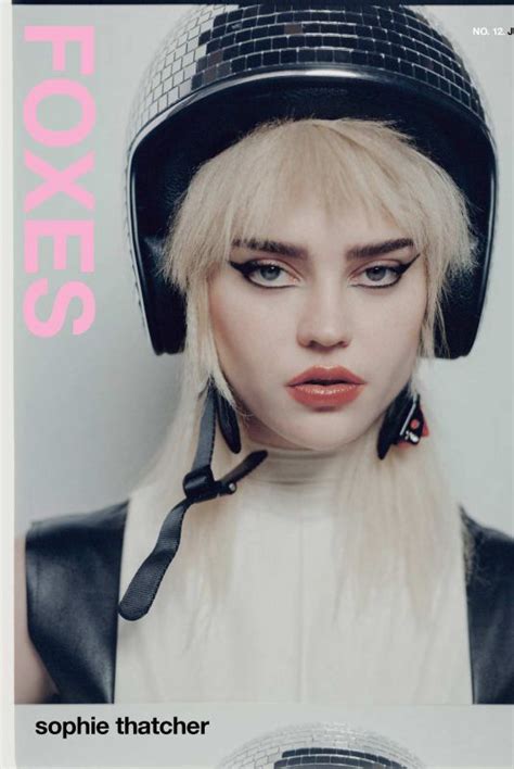 SOPHIE THATCHER for Foxes Magazine, June 2022 – HawtCelebs