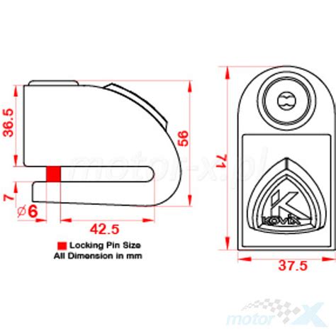 Brake Disc Lock 6mm Pin With 120db Alarm Neon Green Kovix Kd6