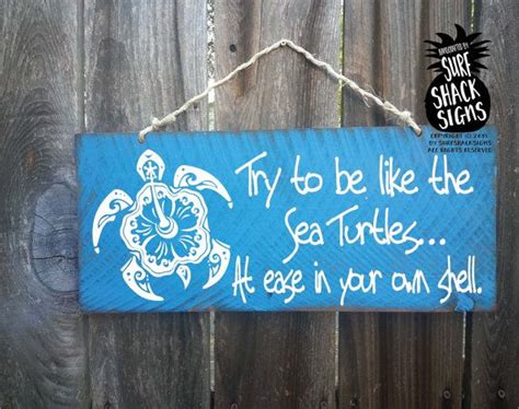 Sea Turtle Sea Turtle Sign Sea Turtle Decor Sea Turtle Wall Etsy