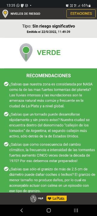 Clima La Plata on Twitter Ya podés consultar el estado del tiempo en