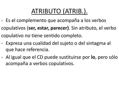 Complementos Del Verbo Ppt