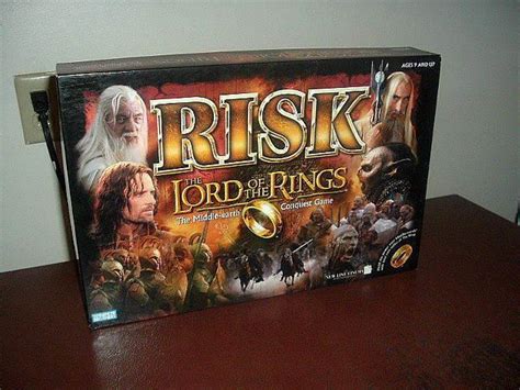 Risk The Lord Of The Rings Middle Earth Conquest Game 2002 Complete With Ring 1926361938