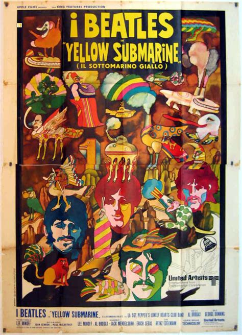 Beatles Yellow Submarine I Movie Poster Yellow Submarine Movie