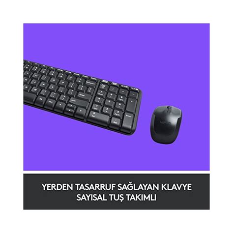 Logitech Mk Kablosuz Kompakt Klavye Mouse Seti Sa Ve Sol Fiyat