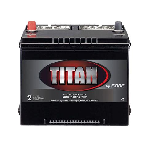 Exide Titan 12 Volts Lead Acid 6 Cell 24 Group Size 585 Cold Cranking