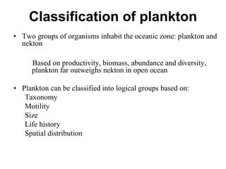 Classification of phytoplankton | PPT