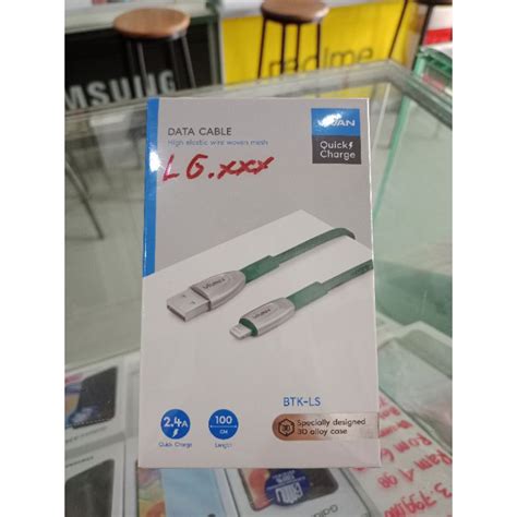 Jual Data Cable Iphone Vivan Btk Ls Shopee Indonesia