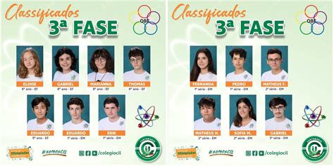 Obf Classificados Fase Col Gio Imperatriz Leopoldina