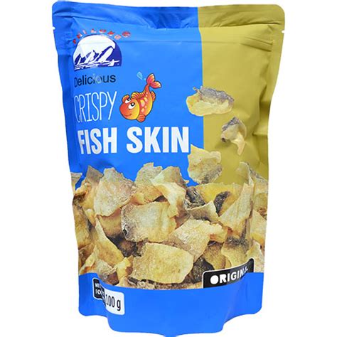 Crispy Fish Skin Original 100g Akabane Bussan