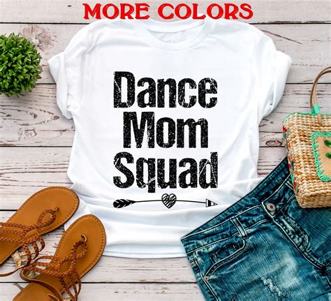 Dance Mom Shirtdance Mom Squad Shirtdance Momdance Mom Etsy