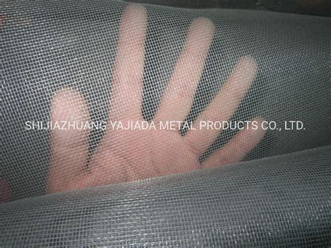 China Factory Fiberglass Window Insect Screen Grey Color Window