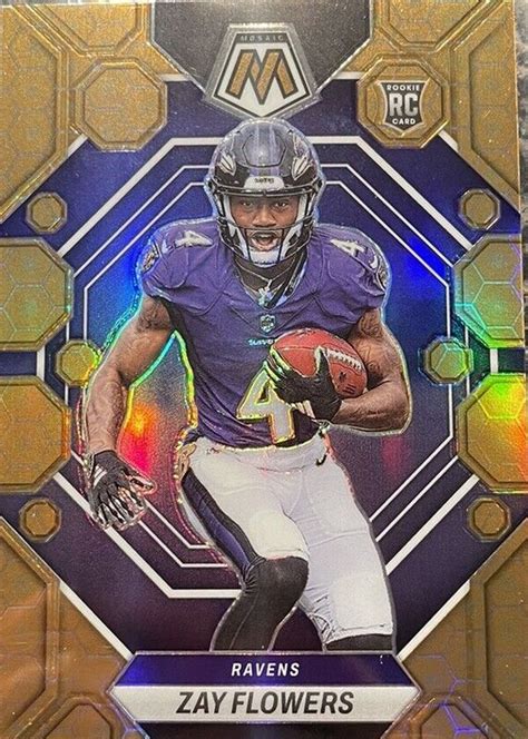 Zay Flowers Mosaic Honeycomb Ssp Price Guide Sports Card