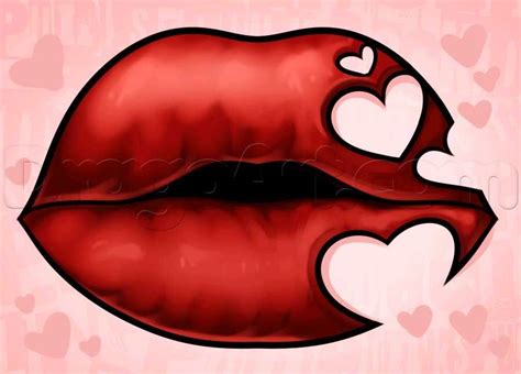 Dibujos De Labios Para Imprimir Como Dibujar Labioslips