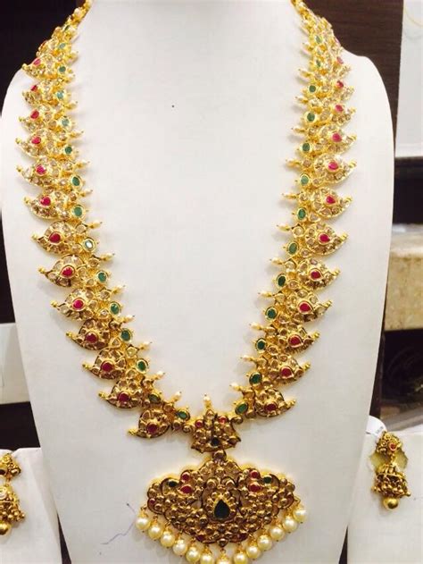 Mango Pacchi Haram Indian Jewellery Designs