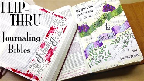 Journaling Bible Flip Through August Youtube