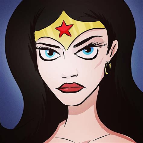 Josh Book Wonder Woman Head Sketch