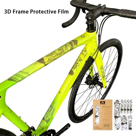 2019 new Enlee 3D MTB Bike Frame Protection Stickers Wear Resistant ...