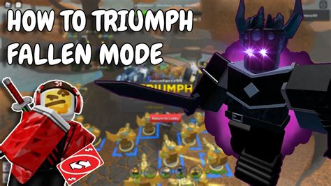 How To Triumph Fallen Mode Solo Tds Youtube