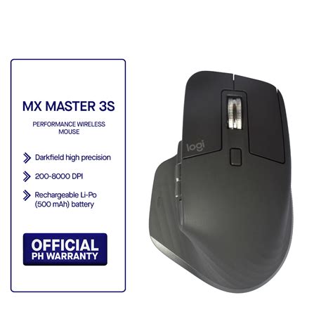 Logitech Mx Master 3s Performance Wireless Mouse Shopee Philippines