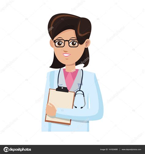 Woman Medical Doctor Icon Stock Vector Image By ©jemastock 141624688