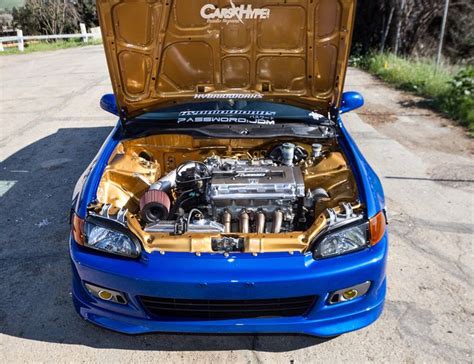 Clean civic engine bay #JDM #Honda #Civic #eg #engine #bay | Honda ...